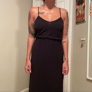Black Maxi Dress with slit